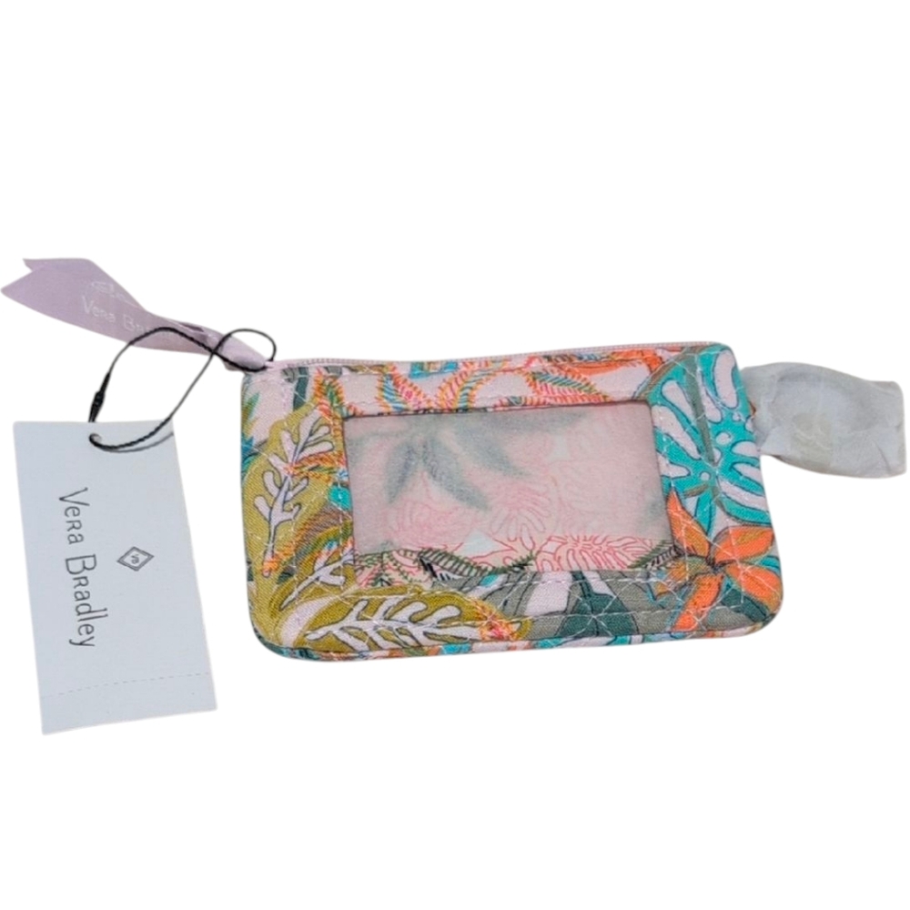 Vera Bradley Rain Forest Canopy Zip ID Case